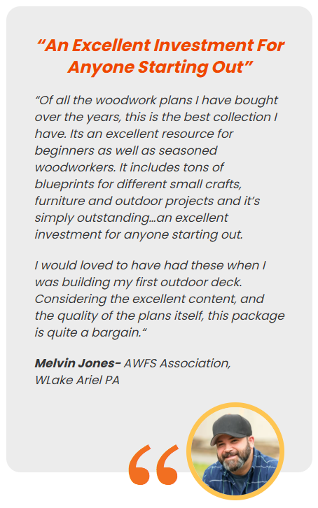 Customer review: professional carpenter recommends Ted's Woodworking